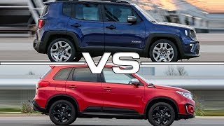 2019 Jeep Renegade vs 2018 Suzuki Vitara Technical Specifications [upl. by Aronael726]