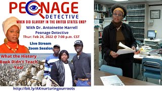 Dr Antoinette Harrell Peonage Research [upl. by Swain]