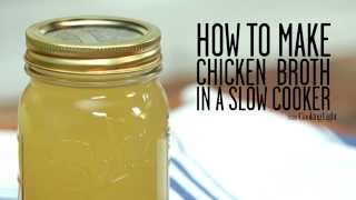 How to Make Chicken Broth in a Slow Cooker  Cooking Light [upl. by Tarrah]