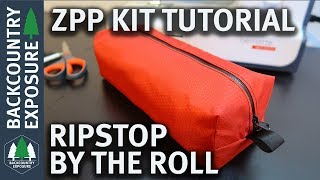 ZPP Kit Tutorial  Ripstop By The Roll  How To Sew The ZPP Kit [upl. by Adah716]