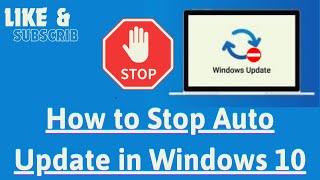 How to Stop Auto Update in Windows 10 [upl. by Wellesley]