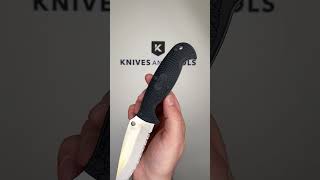 Spyderco Jumpmaster 2 0 H1 FB24SBK2 serrated fixed knife [upl. by Nylhtiak]