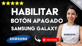 Cómo HABILITAR el BOTÓN DE APAGADO en tu Samsung Galaxy  🔘 Solución Sencilla y Rápida 📴 [upl. by Tilney]