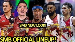 PBA UPDATES I SAN MIGUEL BEERMEN LATEST NEW LOOK COMPLETE LINEUP [upl. by Bouchier]