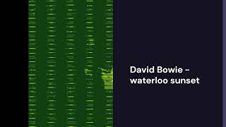 David Bowie waterloo sunset mayerbeck92000 [upl. by Felicio156]