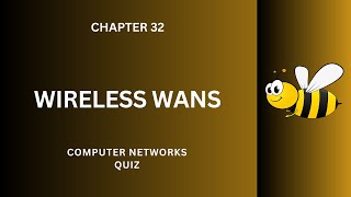 Wireless WANs Quiz Questions Answers  Wireless WANs Class 912 Notes Ch 32 Quiz PDF  Networks App [upl. by Wymore696]