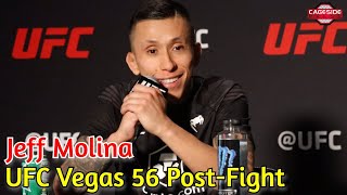 UFC Vegas 56 PostFight Jeff Molina Responds To Pride Month Uniform Backlash [upl. by Zsuedat817]