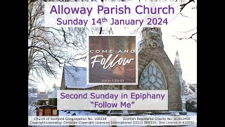 Alloway Parish Church Service  Sunday 14th January 2024 Livestream [upl. by Erehs]