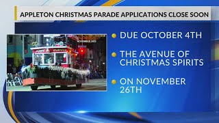 Applications still available for 2024 Downtown Appleton Christmas Parade [upl. by Tildi439]