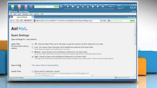 How to configure spam settings in AOL® Mail [upl. by Lemmuela]