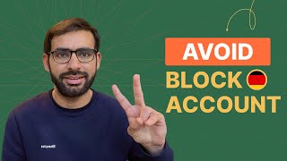 How to AVOID Block account  Study in Germany WITHOUT Block Account [upl. by Tnilk42]