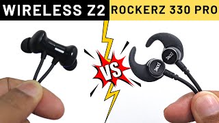 Oneplus Bullets Wireless z2 vs boAt Rockerz 330 PRO  Best Earphones under 2000 [upl. by Godewyn]