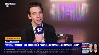 Cest parti pour la tournée de Mika Apocalypse Calypso  BFMTV [upl. by Hadik982]