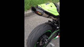 Kawasaki Ninja ZX6R Sound Full Akrapovic [upl. by Utir]