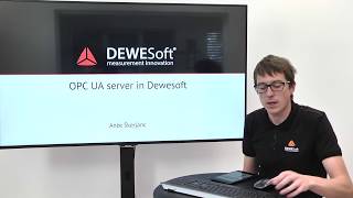 How to use OPC UA server in DewesoftX [upl. by Rellim388]