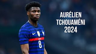 Aurélien Tchouaméni skills amp Goals 2024 [upl. by Ylim]