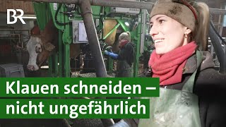 Für gesunde Kühe und mehr Tierwohl Unterwegs mit einer Klauenpflegerin  Unser Land  BR [upl. by Ohaus]