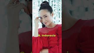 🥰 Top 10 Asian Countries with Most Beautiful Women shorts [upl. by Dinsdale372]