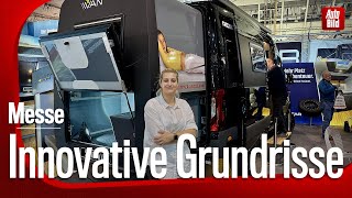 Campervans 2024  Diese Campervans bieten innovative Grundrisse  Messe [upl. by Nirrol306]