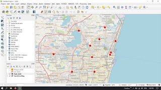 QGIS Tutorials 16 Creating Point data in QGIS  Digitizing  QGIS Beginners [upl. by Gilberto]