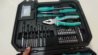 TOTAL Home DIY Tools Set 12V 81PCs [upl. by Ruy406]