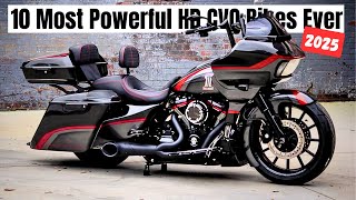 10 Most Powerful Harley Davidson CVO Bikes Ever 2025 [upl. by Ajiak]