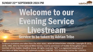 Evening Service Sunday 29th September 2024 [upl. by Nosrak]