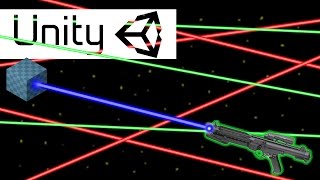 Unity  Laser Gun Tutorial [upl. by Carrol]