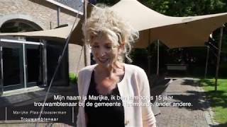 Marijke Plas  trouwambtenaar gemeente Heemstede [upl. by Breen390]