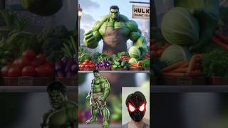 Hulk Sells Vegetables  All Character💥 shorts avengers marvel youtubeshorts spiderman [upl. by Woolley]