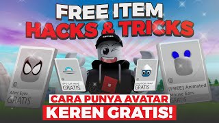 CARA PUNYA AVATAR KEREN DI ROBLOX GRATIS  TANPA ROBUX  ITEM GRATIS ROBLOX FREE ROBUX [upl. by Karrah]