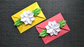 Papier Origami UMSCHLAG  Paper Origami ENVELOPE  Tutorial DIY by ColorMania [upl. by Akemad]