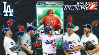 MLB 9 Innings 22  DODGERS TEAM SIGNATURE CARD Dodgers Team Prime Great Skills Lets Go [upl. by Henrik]