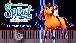 Spirit Riding Free Theme Song Piano Cover [upl. by Call523]