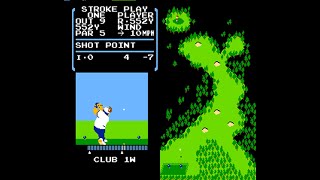 Vs Stroke amp Match Golf Arcade Longplay 1984 Nintendo Men Version set GF42 F [upl. by Cedar100]