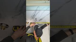 Let’s measure out a shower slide bar yycplumbing plumbingadvice calgaryplumbers generalplumb [upl. by Annid]