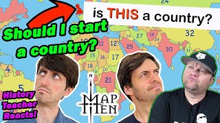 There are NOT 195 countries  Map Men  History Teacher Reacts [upl. by Sivrahc988]