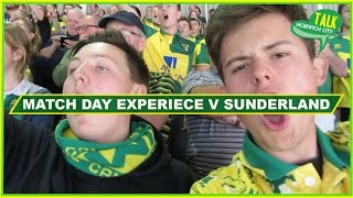 Sunderland 13 Norwich  Match Day Experience  EPIC AWAY DAY [upl. by Marchelle278]