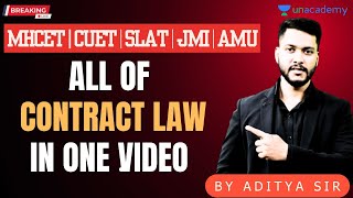 Legal Reasoning  All of Contract Law  MHCET  CUET  JMI  AMU  SLAT [upl. by Stu]