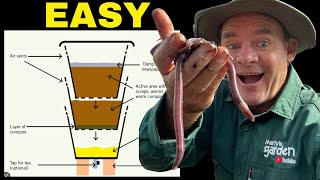 EASY BEGINNER Productive Worm Farm quotSTEP BY STEPquot [upl. by Farleigh]