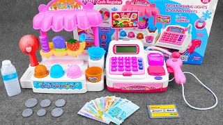 90 Minutes Satisfying with Unboxing Cute Pink Ice Cream Store Cash Register ASMR  Review Toys [upl. by Kalam735]