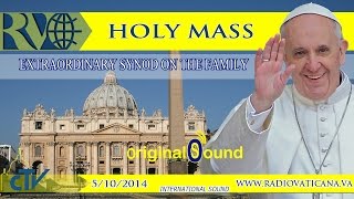 Holy Mass for the opening of the Extraordinary Synod 20141005 [upl. by Llerod546]