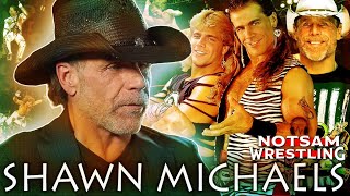 Shawn Michaels Talks Relationship w HHH Flair amp Taker Hell in a Cell etc  Exclusive Interview [upl. by Anpas84]