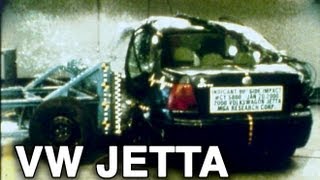 2000 VW Jetta  Bora  Side Crash Test by NHTSA  CrashNet1 [upl. by Timus]