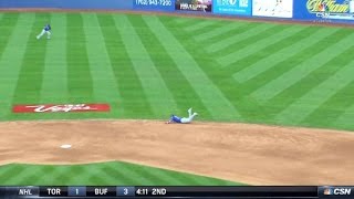 CHCNYM Zobrist dives to make an impressive stop [upl. by Stewart88]