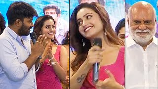 Deepika Pilli Speech At Wanted PanduGod Movie Teaser Launch  Sudheer  K Raghavendra Rao News Buzz [upl. by Ttebroc]