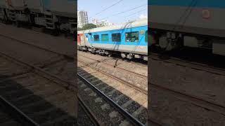 Mumbai Local vs Express SJavedVlogs plzz subscribe viralvideo railway train travel [upl. by Nika]