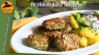 Knusprige Brokkoli Käse Nuggets  Vegetarisch [upl. by Yesnyl]