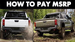 HOW TO SECURE YOUR 2024 Toyota Tacoma TRD PRO or TRAILHUNTER at MSRP [upl. by Inoliel]