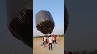 Mr India Hecker new experiment funny kite kiteflying balloon hotairballoonexperiment [upl. by Aital220]